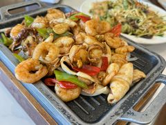 铁板三鲜-大丰收海鲜地方菜馆