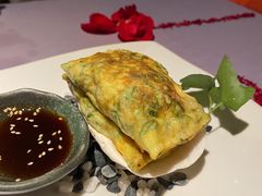 蛋香小葱煎生蚝-梧桐北京烤鸭·铜锅涮肉(海岸城店)