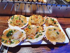 烤扇贝-三个蒙古大叔羊肉串(大宁店)