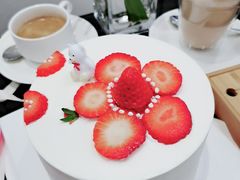 小红花简约款动物奶油蛋糕-艾加柒克蛋糕茶歇甜品台(春熙路店)