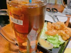三得利乌龙茶-热血兄弟·炭火烤肉(融侨中心店)