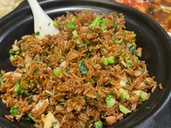 青菜腊肉烘泰米-芙蓉凰花园酒楼