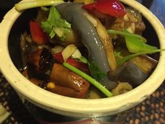手撕茄子-锦尚阁烤鱼•天津菜(宣武门胡同店)