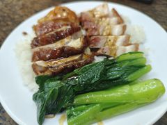 烧鸭+烧肉-灵记饭店(营地大街店)
