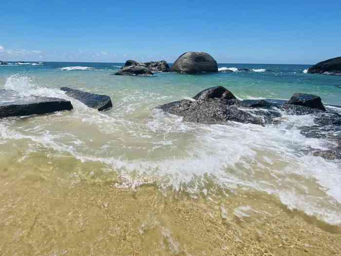 淇水湾海滩-"鲁能希尔顿酒店旁边的海滩,干净漂亮好耍.