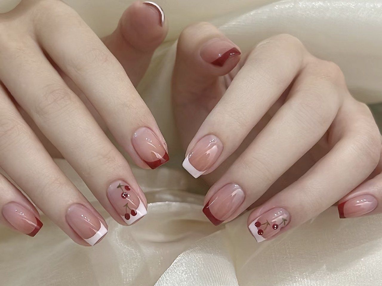 法式美甲百看不厌其烦