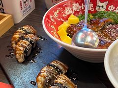 火炙鳗鱼手握2枚-仙隐小鹿中华料理(南宁万象城店)