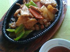 铁板五花肉-松涛园朝鲜·海鲜·料理店(鸭绿江断桥店)