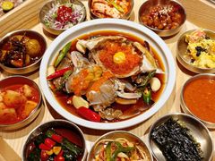 -草家酱蟹炭火烤肉店(珲春南路一店)