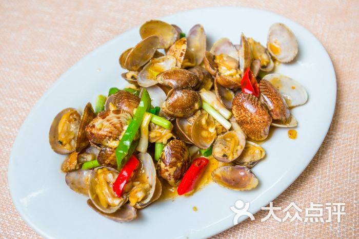 双月里海鲜饭店炒本地花甲图片 - 第14张