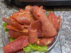 牦牛肉-宏宏无烟石板烧烤