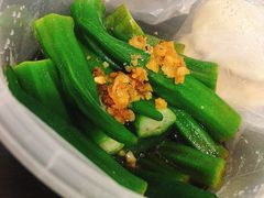 油炒秋葵-煜丰汴京烤鸭(福彩路店)