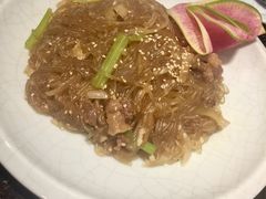 牛肉炒粉丝-猪啊牛呀羊啊铜盘烤肉(正大广场店)