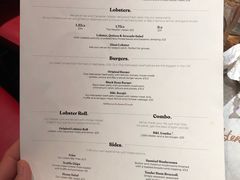 菜单-Burger & Lobster(Dean Street)
