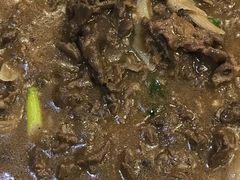 芥兰炒牛肉-粤潮牛肉火锅店(江南大道店)
