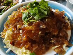 菜心蜇皮-龙香居海鲜家常菜饭店·特色驴肉·古城浑锅