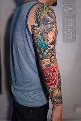 -幸运7纹身刺青Lucky7tattoo