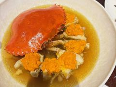 鸡油花雕蒸三门蟹-杭州西子湖四季酒店·金沙厅