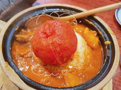 一整个番茄牛腩饭-沙胆彪炭炉牛杂煲(上海日月光广场店)