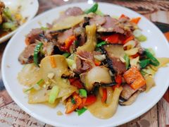 腊肉炒酸笋-文杰餐馆(南洪时尚风情街店)