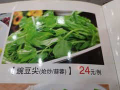 炝炒豌豆尖-彭记老妈蹄花(文化路店)