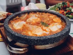 石子摊鸡蛋-北京龙庆四季香农家饭庄·灶台鱼·碳烤虹鳟鱼(龙庆峡店)