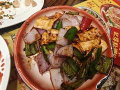 豉椒爆炒黄喉-等我餸上门海鲜大排档(天河南店)
