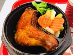 港式烧味脆皮大鸡腿饭-肯德基(大成店)
