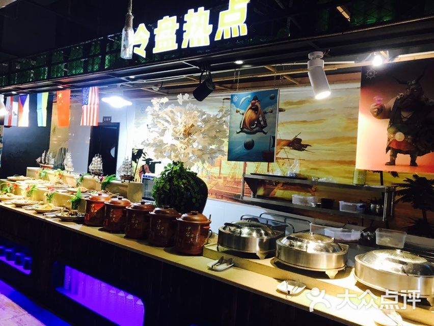 海盗船主题自助餐厅图片 - 第67张