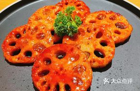 Sweet and Sour Lotus Root Stuffed with Nine-Hole