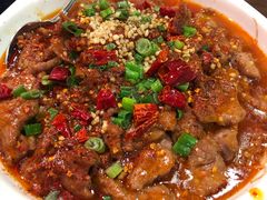 水煮牛肉-China Red Restaurant 满庭红川菜馆