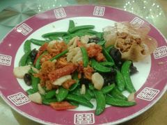 荷兰豆炒双鱿-稻香酒家·33年老字号·港式粤菜(富邦中心店)