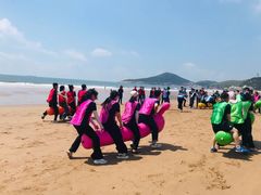 -山海一众流清河沙滩露营地·团建拓展·沙滩烧烤