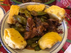 排骨炖豆角-闯关东东北农家菜(崂山石老人店)