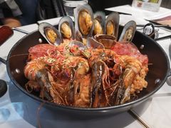 2人份西班牙蟹肉海鲜炒饭-La Postre(上环店)