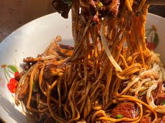肉丝拌川加猪肝-小狗面馆(河东路店)