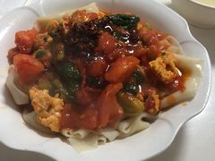 西红柿鸡蛋扯面干拌-西安特色面馆(吉兆营店)