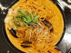 辣味奶油意面-机器人火炉披萨