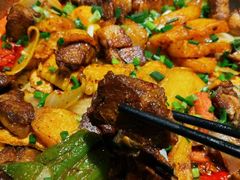 -尕有炕锅烤羊肉