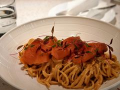 焦糖洋葱奶油酱烟熏三文鱼意面-BE BRIGHT KITCHEN(正佳广场店)
