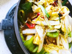 干锅娃娃菜-渔中舟海鲜大排档(普陀沈家门店)