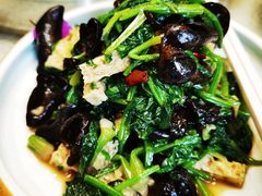 蒜片菠菜-香满楼(南关店)