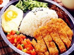 铁板鸡排饭-天津外国语大学（马场道校区）食堂