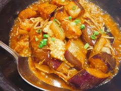 瑶柱金菇茄子煲-鲍鱼王子(深圳大厦店)