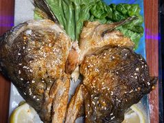 烤三文鱼头-千岛蚝高压锅生蚝·人参火锅(白云万达店)