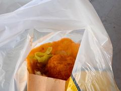 -小红车炸蛋葱油饼