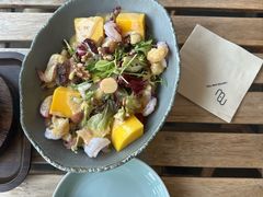 轻煎凤尾虾芒果沙拉-瓦库茶馆37号(北龙湖店)