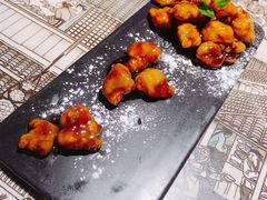 雪花糖醋里脊-绿茶餐厅(松江万达店)
