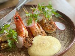 白芦笋配虾-BOR Eatery(安福路店)