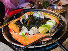 墨鱼汁海鲜饭-BROWNSTONE布朗石西班牙餐厅(富城店)